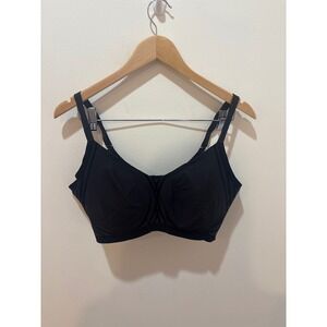 Honeylove Silhouette Bra‎ Black Wireless Supportive LWBR0201 Womens Size 1X